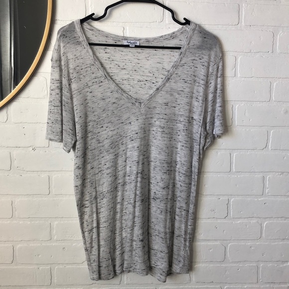 Splendid Tops - Splendid marbled gray v-neck tee